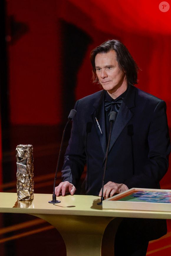 Jim Carrey (César d'honneur) lors de la 51ème cérémonie des César à l'Olympia à Paris, France, le 26 février 2025 © Borde-Jacovides/Bestimage
