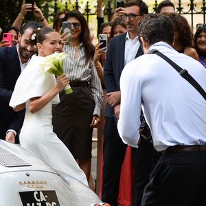 Arrivées au mariage civil de Thylane Blondeau et Benjamin Attal à la mairie du 16ème arrondissement de Paris le 29 juin 2026.
Agence / Bestimage