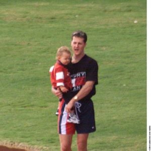 Michael Schumacher avec sa fille Gina Maria en Sardaigne.
© MARIO BRENNA / BESTIMAGE