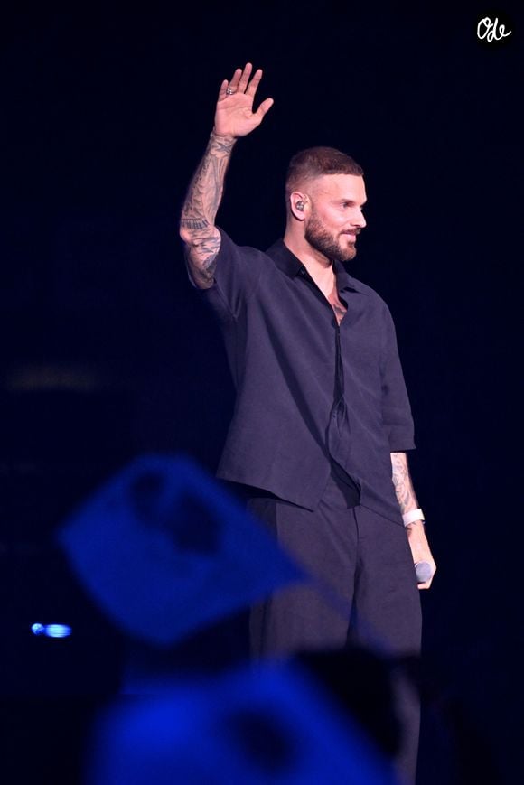 Ce lundi 19 octobre, il a partagé sur Instagram une vidéo souvenir mêlant images du show et coulisses.

Matt Pokora durant Corsu Mezu Mezu, le concert emmené par Patrick Fiori qui a eu lieu au stade Orange Vélodrome à Marseille, le 22 mai 2026, diffusé le 28 août sur France 3. © Bruno Bebert/Bestimage