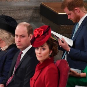 Juste avant que la reine Elizabeth II ne meure, Harry a été prévenu par son père Charles III pour lui dire au revoir

Le prince Edward, comte de Wessex, Sophie Rhys-Jones, comtesse de Wessex, Le prince William, duc de Cambridge, et Catherine (Kate) Middleton, duchesse de Cambridge, Le prince Charles, prince de Galles, et Camilla Parker Bowles, duchesse de Cornouailles, La reine Elisabeth II d’Angleterre, Le prince Harry, duc de Sussex, Meghan Markle, duchesse de Sussex - La famille royale d'Angleterre lors de la cérémonie du Commonwealth en l'abbaye de Westminster à Londres. Mirrorpix / Bestimage