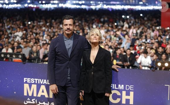 Marina Foïs et Laurent Lafitte - Photocall avant la projection du film "Papa ou Maman" lors de la 19ème édition du festival international du film de Marrakech, place Jemaa el-Fnaa le 13 novembre 2022.

© Denis Guignebourg / Bestimage
