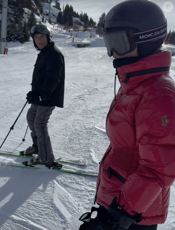 Laeticia Hallyday et son compagnon Serge Varsano en vacances à Courchevel. Instagram