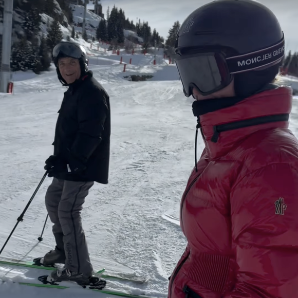 Laeticia Hallyday et son compagnon Serge Varsano en vacances à Courchevel. Instagram