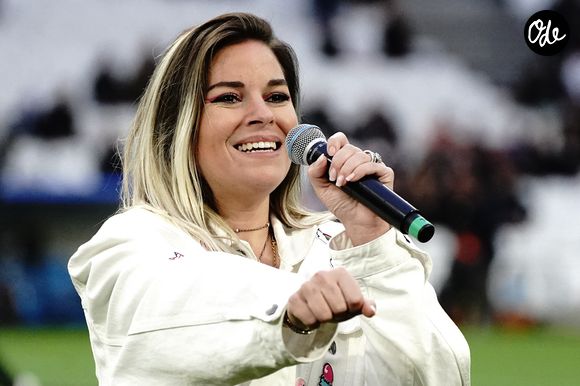 Sophie Tapie enceinte de son premier enfant - Sophie Tapie lors de la 23 ème journée de championnat de rugby du TOP14 RC Toulon - Toulouse au stade vélodrome à Marseille (match délocalisé) le 23 avril 2022. Victoire du RCT sur Toulouse 19-15.
© Norbert Scanella / Panoramic / Bestimahe