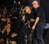 Madonna, Domenico Dolce et Stefano Gabbana au défilé pour Dolce&Gabbana printemps/été 2025 lors de la Fashion Week de Milan (MFW), à Milan, Italie, le 21 septembre 2024.