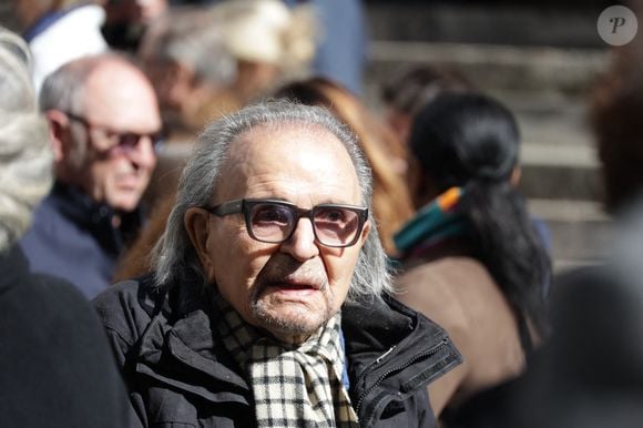 Jean-Pierre Kalfon assiste à la cérémonie d'enterrement du réalisateur français Yves Boisset à l'église Saint Roch à Paris, France, le 11 avril 2025. Photo by Nasser Berzane/ABACAPRESS.COM