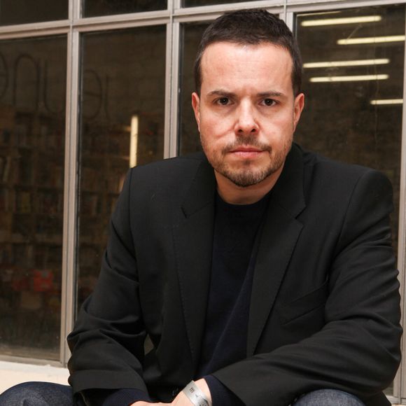 Exclusif - Nicolas Demorand pose lors de la soirée pour les 40 ans du quotidien Libération organisée au Centquatre à Paris, France, le 13 décembre 2013. Photo by Audrey Poree/ABACAPRESS.COM