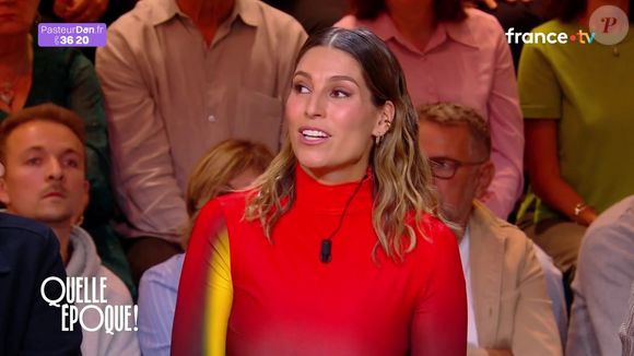 Laury Thilleman invitée de Léa Salamé dans "Quelle époque !" sur France 2, samedi 11 octobre 2025.