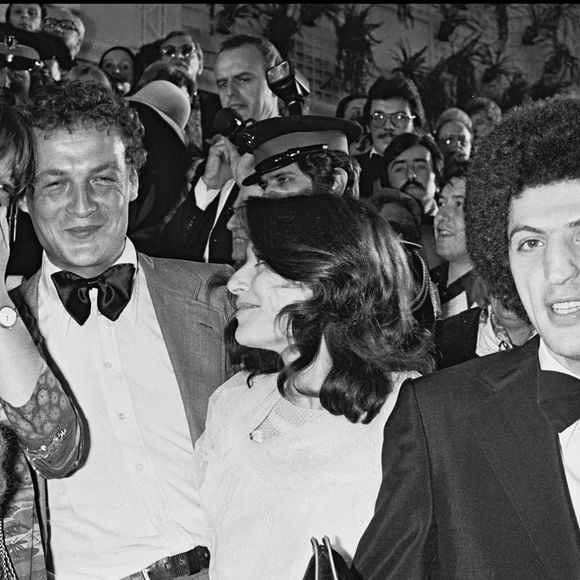 Nathalie Baye, Philippe Léotard, Anouk Aimée, Elie Chouraqui au Festival de Cannes en 1978 ©ANGELI-RINDOFF / BESTIMAGE