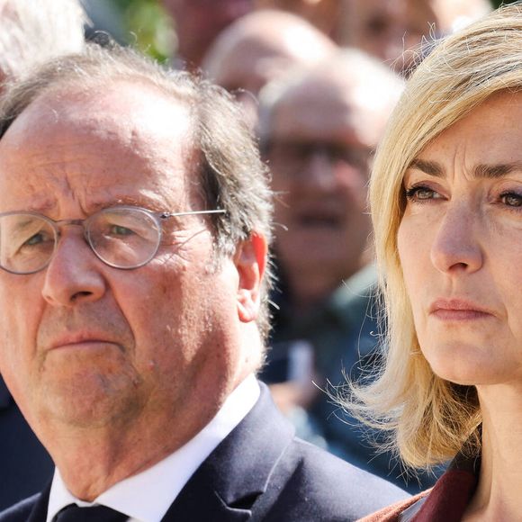 "Une élégante maison de la fin du 19e siècle, située sur une des collines surplombant Tulle, avec jardin de 2 800 m2 et vue panoramique sur la ville", peut-on lire dans 20 Minutes

Francois Hollande et Julie Gayet à Tulle pour commémorer le massacre et la déportation de centaines d'habitants par l'armée allemande pendant la Seconde Guerre mondiale. A Tulle, France, le 10 juin 2024. Photo de JM HAEDRICH/Pool/ABACAPRESS.COM