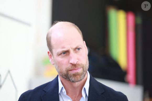 Le Prince de Galles lors de sa visite à Spiral Skills, une association de jeunes située dans le quartier de Lambeth, à Londres (Angleterre), le 9 septembre 2025. © Mirrorpix / Bestimage