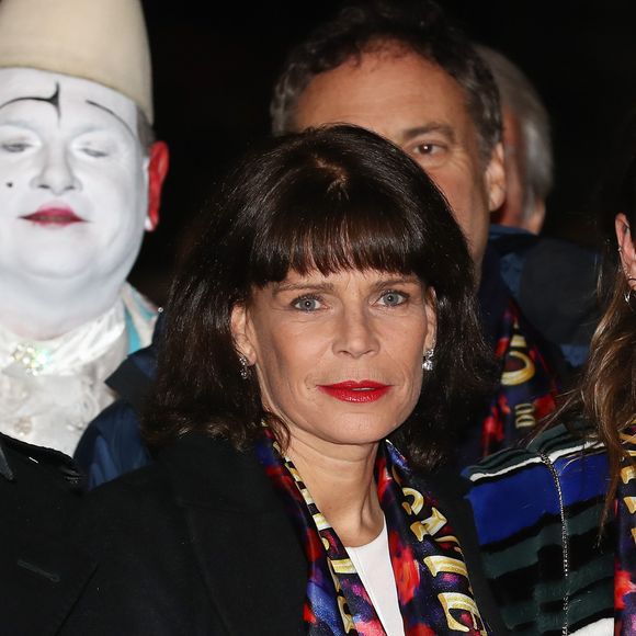 Louis Ducruet, la princesse Stéphanie de Monaco, Pauline Ducruet - Soirée d'ouverture du 41ème festival international du cirque de Monte-Carlo le 19 janvier 2017. © Olivier Huitel/Pool Restreint Monaco/Bestimage
