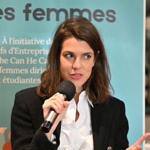 Charlotte Casiraghi a été invitée au 4eme Speed Mentoring, organisé à l'hôtel Columbus à Monaco à l'initiative de SheCanHeCan (SCHC) et l’association des femmes chefs d’entreprises de Monaco (AFCEM), le 5 mars 2025. © Bruno Bebert / Bestimage