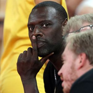 Omar Sy - Célébrités assistent à la victoire de Monaco qui a remporté le match 4 de la finale de Betclic Élite face à Paris (80-74), Monaco le 22 juin 2025. Stephane Pillaud / PsnewZ / Bestimage