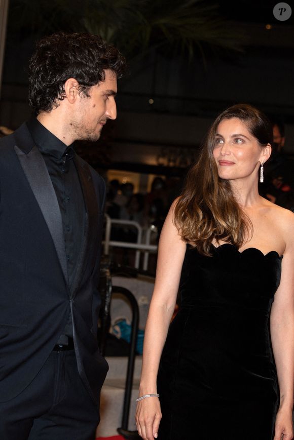 Laetitia Casta et Louis Garrel assistent à la projection de Bac Nord lors de la 74e édition du Festival de Cannes le 1É juillet 2021 à Cannes, France. Photo by David Niviere/ABACAPRESS.COM
