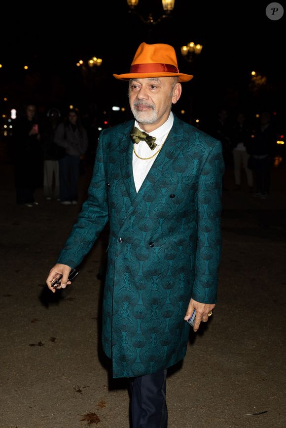 Christian Louboutin aux arrivées de la soirée du magazine EE72 lors de la Fashion Week de Paris (PFW), au Grand Café, à Paris, France, le 3 octobre 2025. © Jeremy Melloul/Bestimage