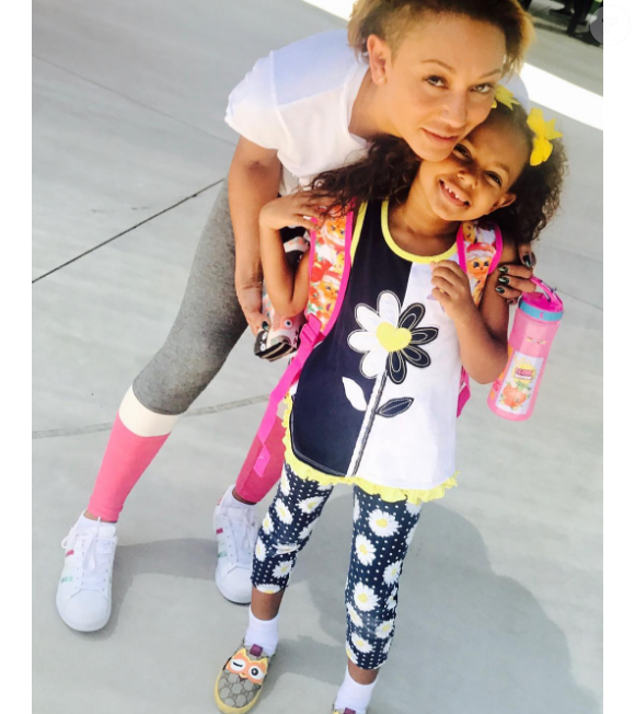 Mel B et sa fille Madison (6 ans) sur une photo publiée sur Instagram le 1er septembre 2017.