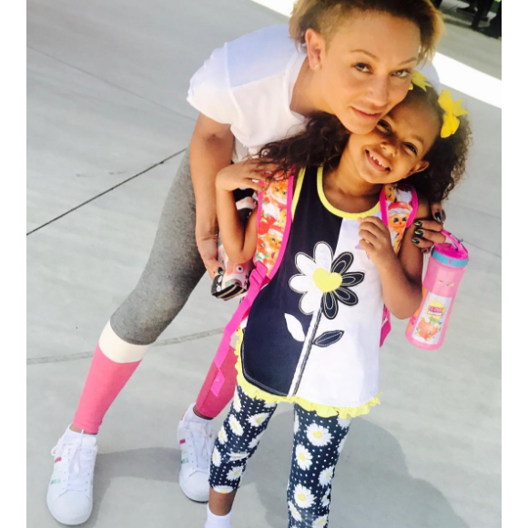 Mel B et sa fille Madison (6 ans) sur une photo publiée sur Instagram le 1er septembre 2017.