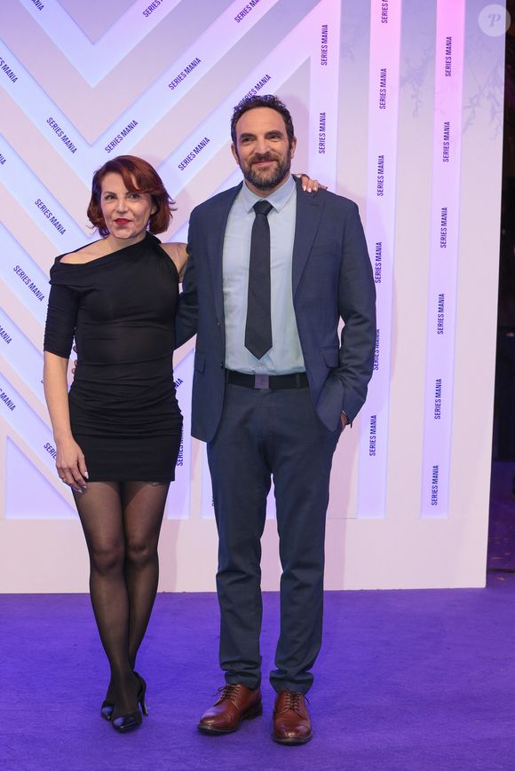 Anne-Élisabeth Blateau et David Mora au Festival Séries Mania à Lille le 25 mars 2026.

© Stéphane Vansteenkiste / Bestimage