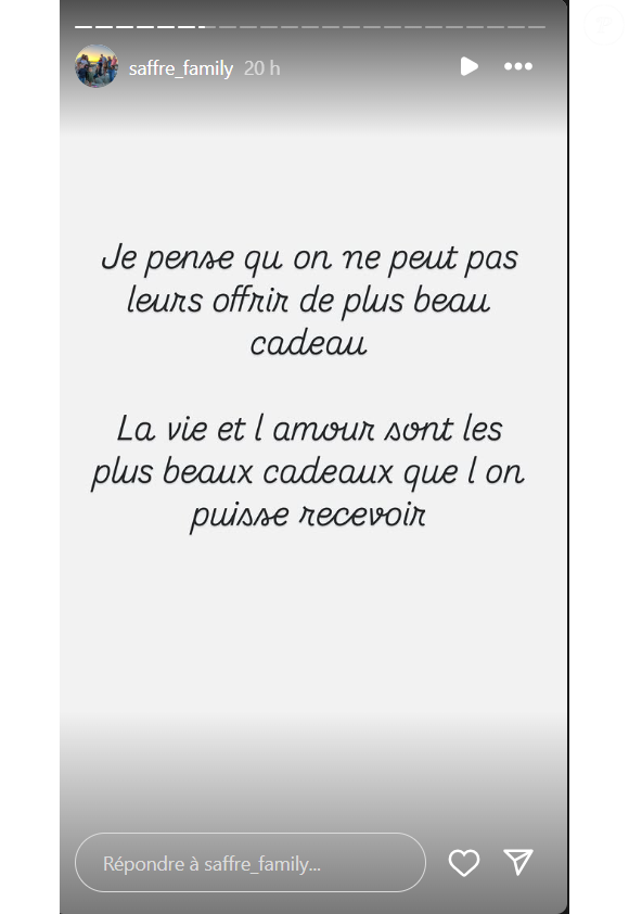 Lors de leur voyage au Maroc, ils ont distribué des cadeaux dans un orphelinat
Céline Saffré de "Familles nombreuses" se confie sur leur Noël, le 25 décembre, sur Instagram