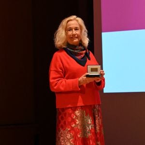 Brigitte Fossey lors de la cérémonie de clôture du Festival du film de Vincennes qui s'est tenue à Vincennes, France, le 5 octobre 2025. Photo par Mireille Ampilhac/ABACAPRESS.COM