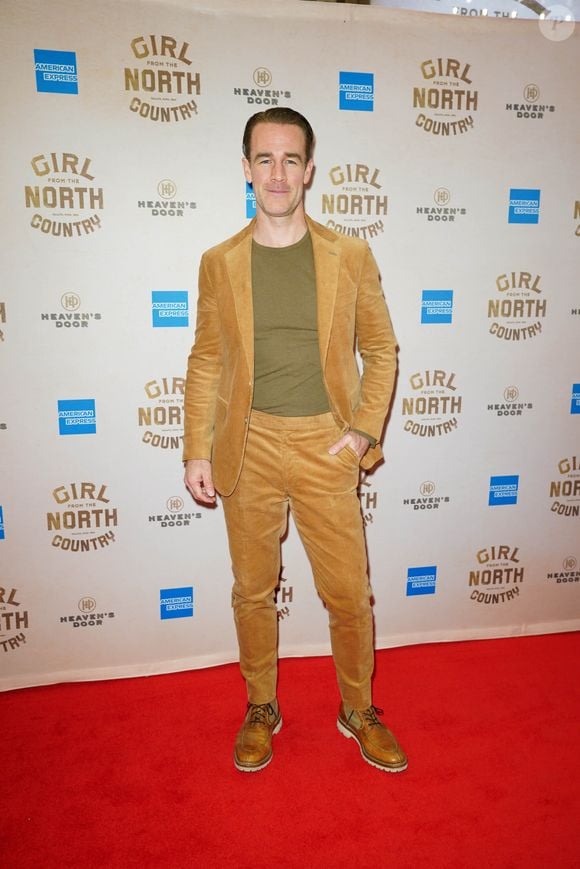 James Van Der Beek - Les célébrités assistent à la générale de la comédie musicale "Girl From The North Country" au théâtre Belasco à New York, le 5 mars 2020. 
© STARMAX / BESTIMAGE