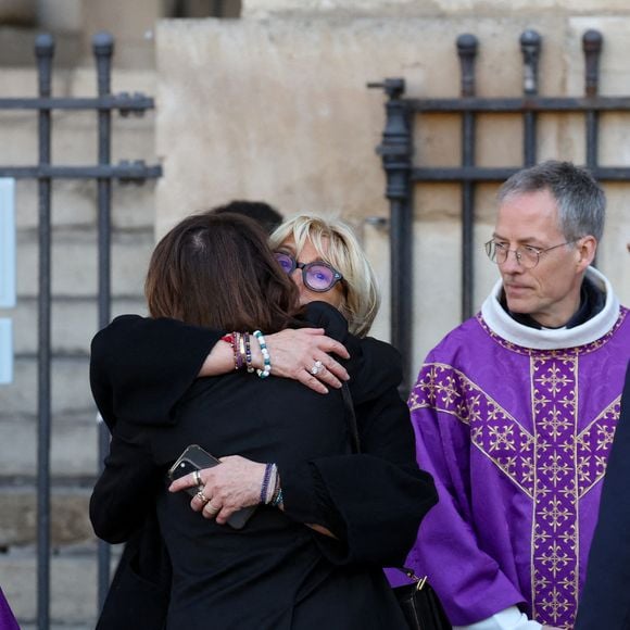Laura Smet, Isabelle Brulier - Obsèques de Nathalie Baye en l'église Saint-Sulpice à Paris le 23 avril 2026. 

© Dominique Jacovides - Coadic Guirec / Bestimage