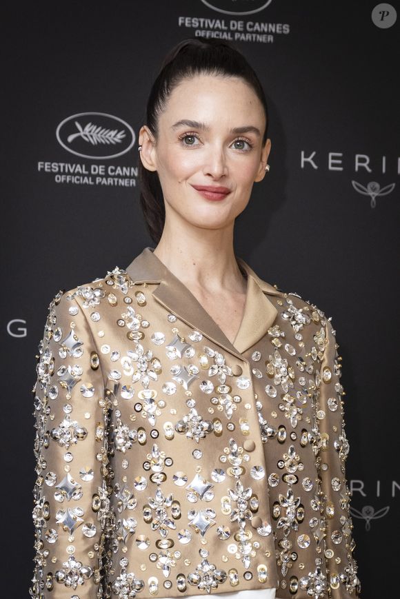 Charlotte Le Bon en conférence Kering Talks Women In Motion lors du 77ème Festival International du Film de Cannes à l'Hôtel Majestic, à Cannes, France, le 24 mai 2024. © Olivier Borde/Bestimage