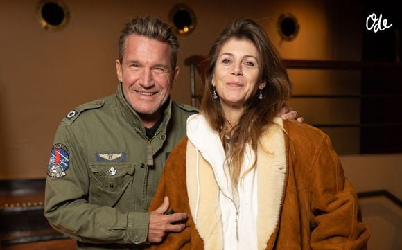 Exclusif - Benjamin Castaldi et sa femme Aurore Aleman - Avant-première du film "Au cœur de nos terres" au Club de l'Etoile qui sortira sur Fance 2 le 4 mars à Paris le 17 février 2026. © Julien Sarkissian/Bestimage