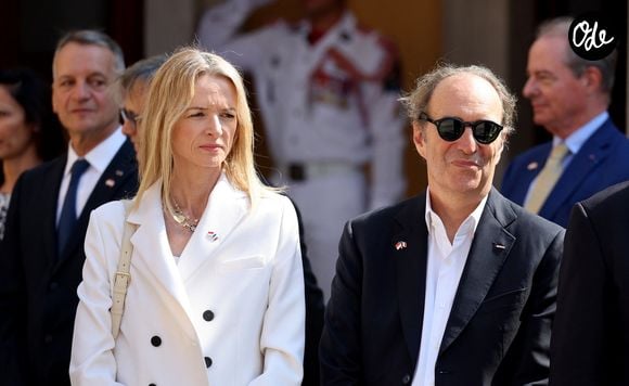 Il est en couple avec Delphine Arnaud, la mère de ses deux cadets

Delphine Arnault et son compagnon Xavier Niel lors de l'accueil du couple présidentiel français par le couple princier de Monaco au palais princier le 7 juin 2025

© Dominique Jacovides / Bestimage