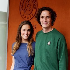 Paul de Saint Sernin et Isaure de Saint Sernin au village lors des Internationaux de France de Tennis de Roland Garros 2025, à Paris, France, le 4 Juin 2025. © Jacovides-Moreau/Bestimage