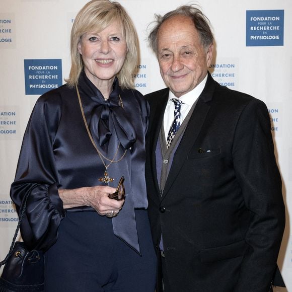 Chantal Ladesou et son mari Michel Ansault assistent au Gala des Stethos d'or 2025 à l'Hôtel Georges V, le 24 mars 2025 à Paris, France. Photo par David NIVIERE/ABACAPRESS.COM
