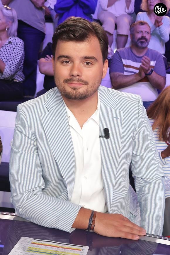 Gauthier Le Bret, sur le plateau de l’enregistrement de l’émission "Face à Hanouna" présentée par C.Hanouna et diffusée sur C8 le 08 septembre 2024, à Paris, France, le 05 septembre 2024. © Jack Tribeca / Bestimage