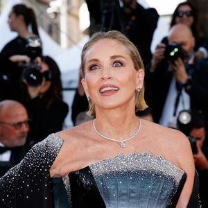 Sharon Stone - Montée des marches du film " Fjord " lors du 79ème Festival International du Film de Cannes, le 18 mai 2026. © Jacovides-Moreau / Bestimage