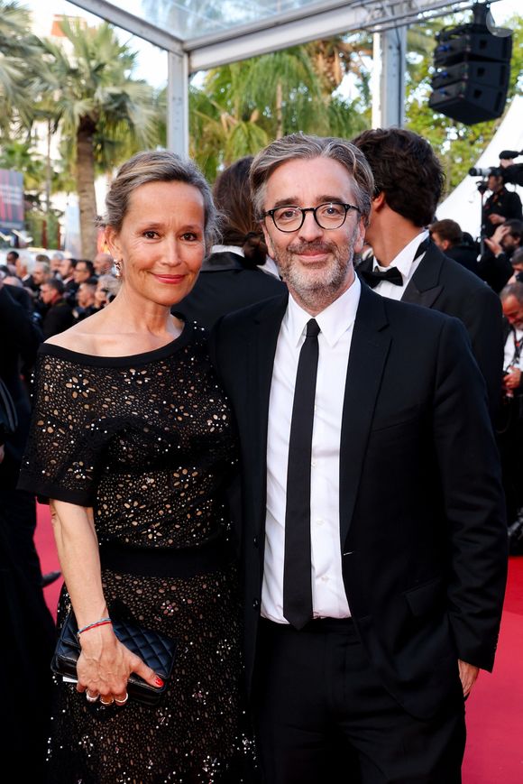 Alexandra Bikialo et son mari Pierre-Antoine Capton (Pdg de Mediawan) - Montée des marches du film « Megalopolis » lors du 77ème Festival International du Film de Cannes, au Palais des Festivals à Cannes. Le 16 mai 2024 © Jacovides-Moreau / Bestimage