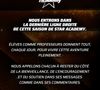 "Nous appelons chacun à rester du côté de la bienveillance, de l’encouragement et du soutien dans ses messages comme dans ses commentaires".

Le message de la production de la "Star Academy" posté le samedi 10 janvier 2026 en story Instagram