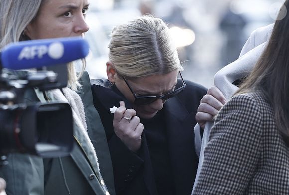 Bruno Salomone : sa femme Audrey digne et forte face pour saluer sa mémoire  - Purepeople