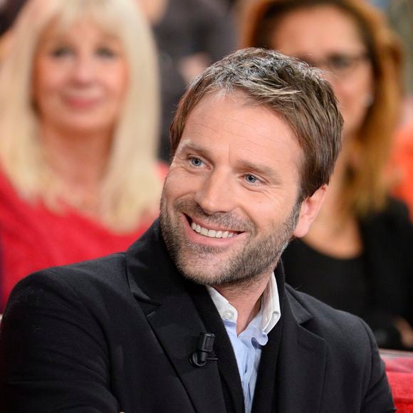 Thomas Jouannet - Enregistrement de l'emission "Vivement Dimanche" a Paris le 8 janvier 2014. L'emission sera diffusee le 12 janvier.