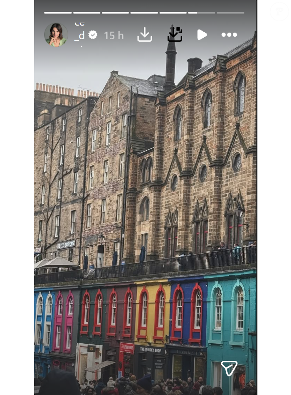 Captures d'écran de l'Instagram d'Alice Detollenaere.