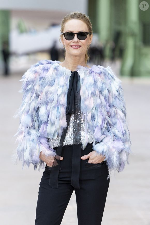 Vanessa Paradis au défilé Chanel au Grand Palais, "Collection Haute Couture Printemps/Eté 2025" lors de la Fashion Week de Paris (PFW), le 28 janvier 2025. 
© Olivier Borde / Bestimage