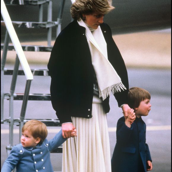 La princesse Diana avec ses fils William et Harry en 1986
©ALPHA AGENCY / BESTIMAGE