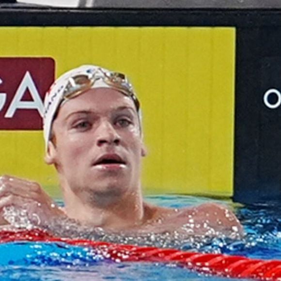 Il s'est imposé sur le  400 mètres nage libre et le 200 mètres papillon

Le Français Léon Marchand lors de la finale du 400 mètres nage libre masculin aux Championnats d'Europe de natation, au Centre aquatique olympique de la Métropole du Grand Paris (France), le 16 août 2026. © Laurent Lairys / PsnewZ / Bestimage