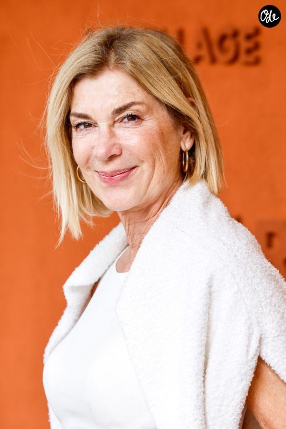 Michèle Laroque au photocall du village lors des Internationaux de France de Tennis de Roland Garros 2026, à Paris, France, le 4 juin 2026. © Jacovides-Moreau/Bestimage