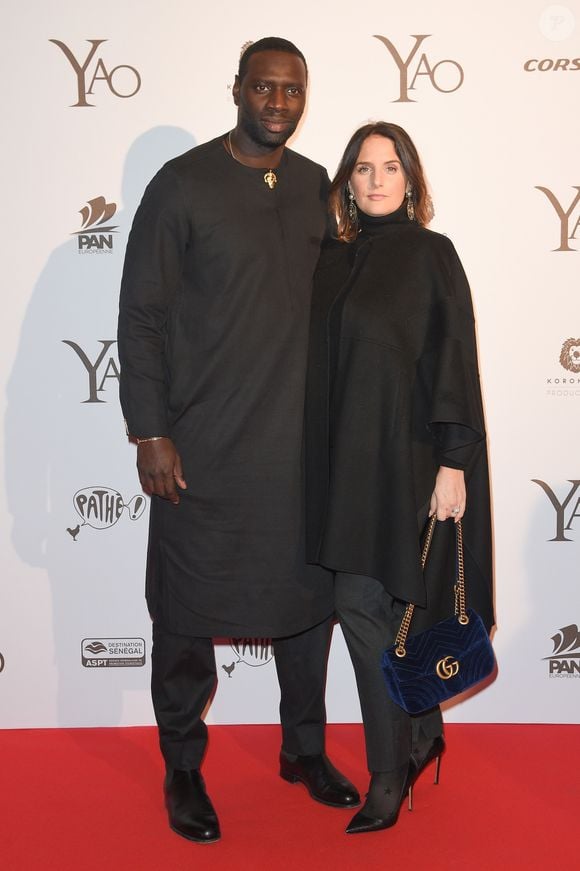 Omar Sy et sa femme Hélène - Avant-première du film "Yao" au cinéma Le Grand Rex à Paris le 15 janvier 2019. © Coadic Guirec/Bestimage
