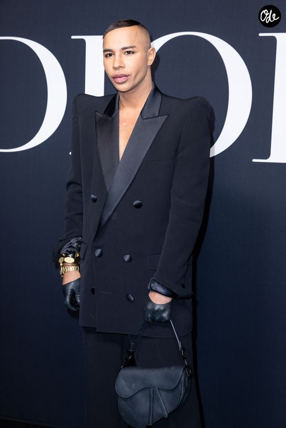 Olivier Rousteing - Photocall du défilé Dior lors de la Fashion Week Homme automne-hiver 2023/24 de Paris, France, le 20 janvier 2023. © Olivier Borde/Bestimage