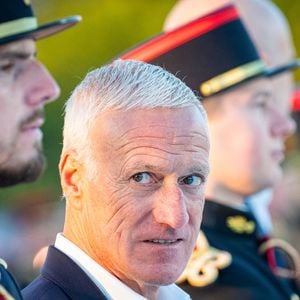 Didier Deschamps, selectioneur de l equipe de France de foot, lors de la cérémonie de remise des décorations aux athlètes médailles aux Jeux Olympiques et Paralympiques de Paris2024. © Eric Tschaen/Pool/Bestimage