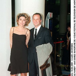 Marie-Ange Nardi et Nicolas Antakis à l'ouverture du Festival de télévision de Monaco en juin 2001 © Dominique Jacovides Bestimage