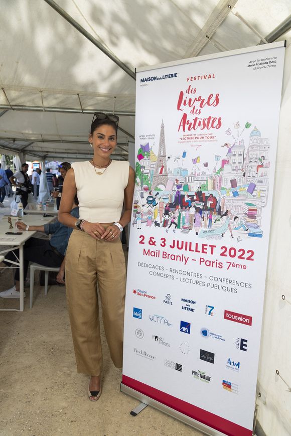 Exclusif - Tatiana Silva - Festival des Livres et des Artistes organisé par l'association "Lecture pour Tous" engagée dans la lutte contre l'illettrisme au Mail Branly à Paris le 2 juillet 2022.
© Pierre Perusseau / Jack Tribeca / Bestimage
