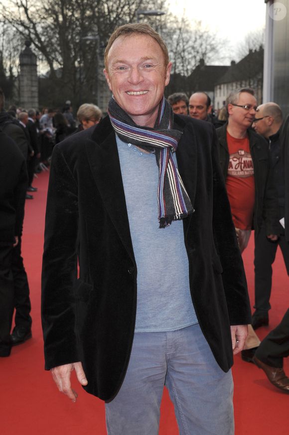Christophe Hondelatte assiste à la première de 'A Single Shot' lors du 5ème Festival du Film Policier à Beaune, France, le 04 avril 2013. Photo par Aurore Marechal/ABACAPRESS.COM